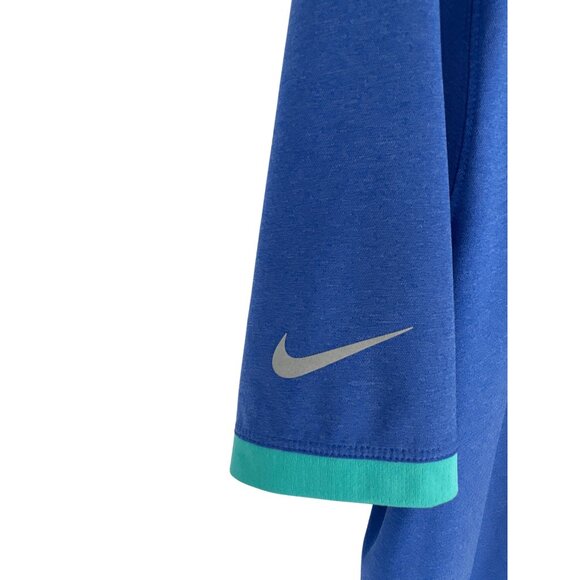 Nike Golf Tour Performance Blue Polo Shirt Dri-Fit Mens Activewear Size XL - Picture 6 of 12